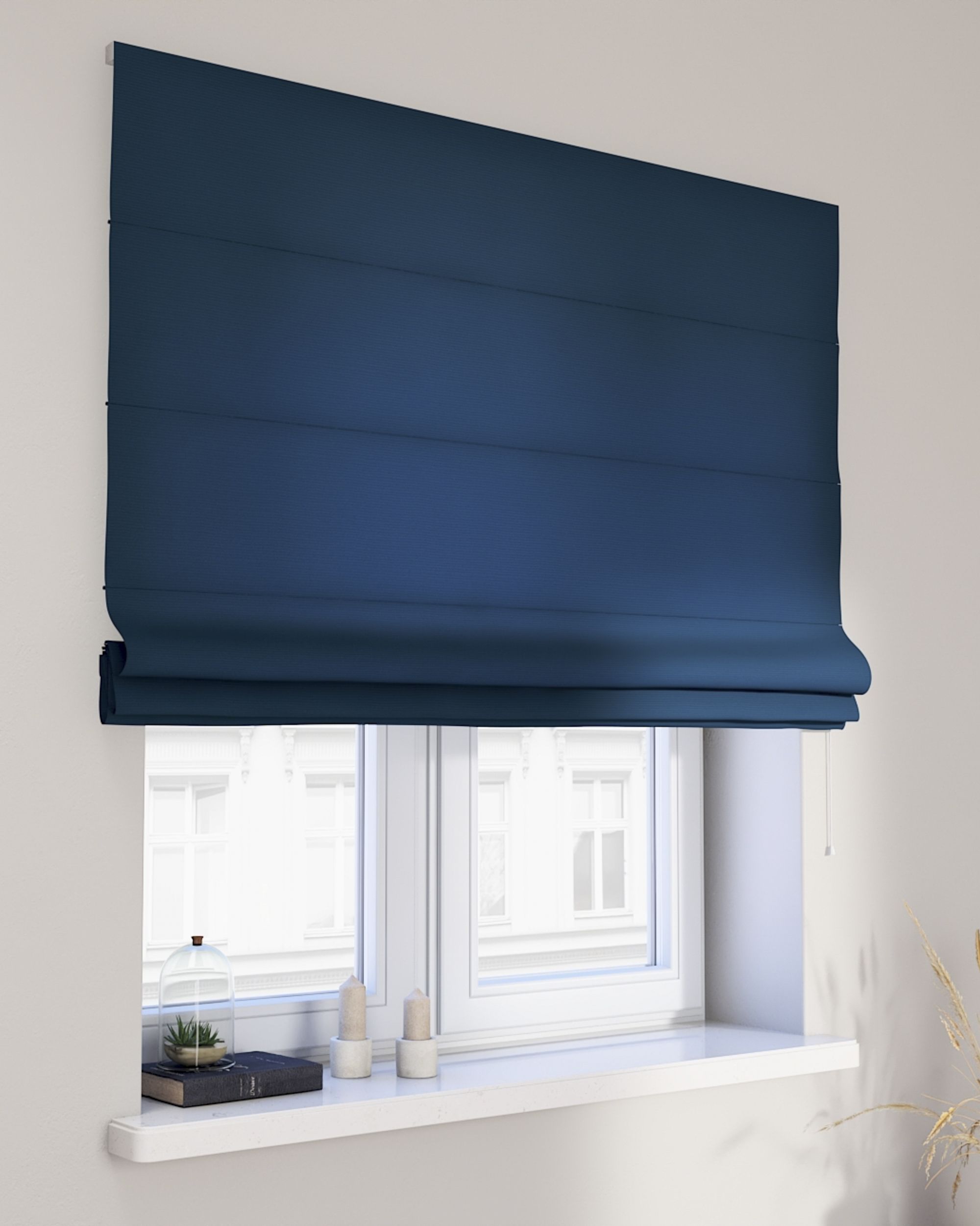 Billie roman blind colour navy blue