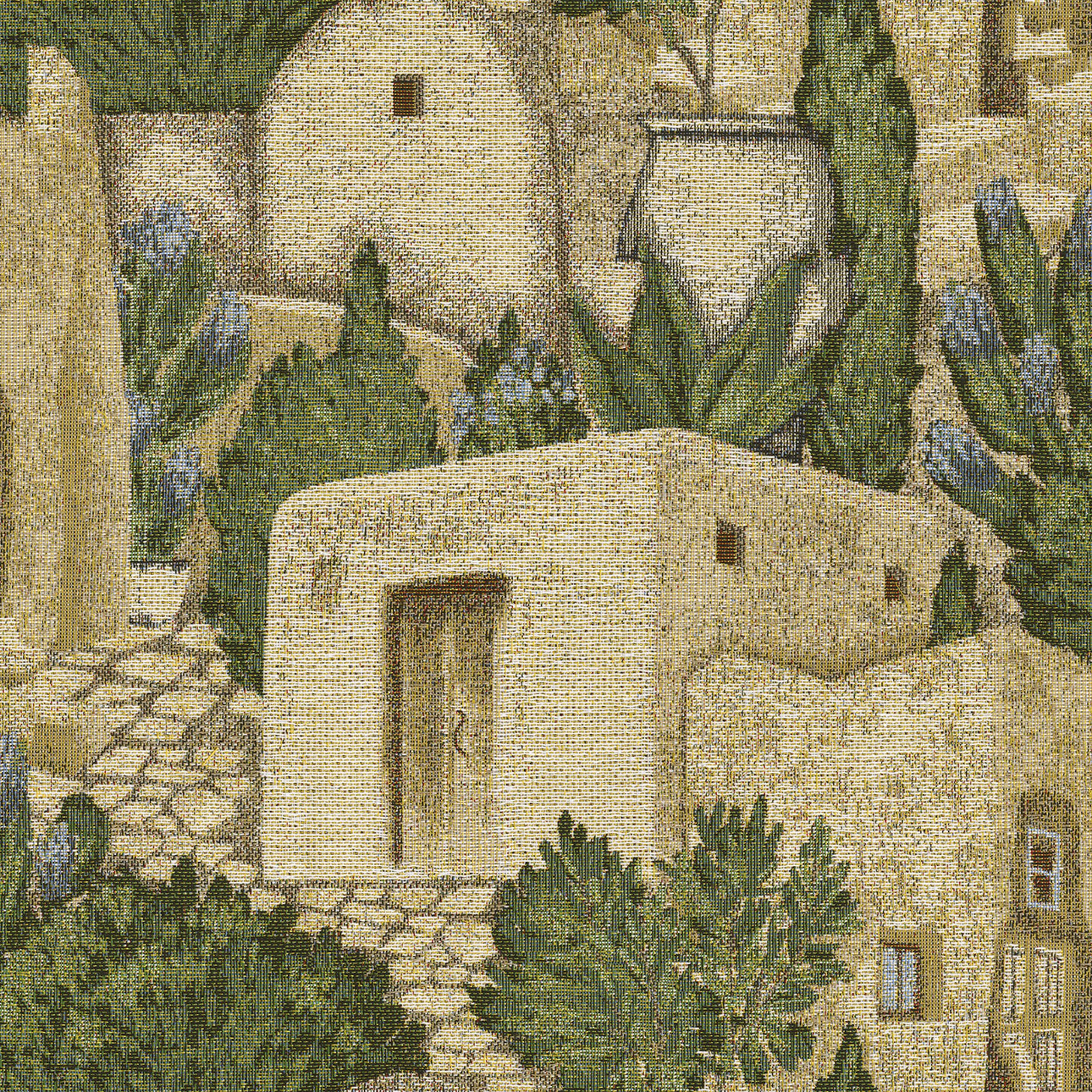 144-82 sand-green mediterranean motif