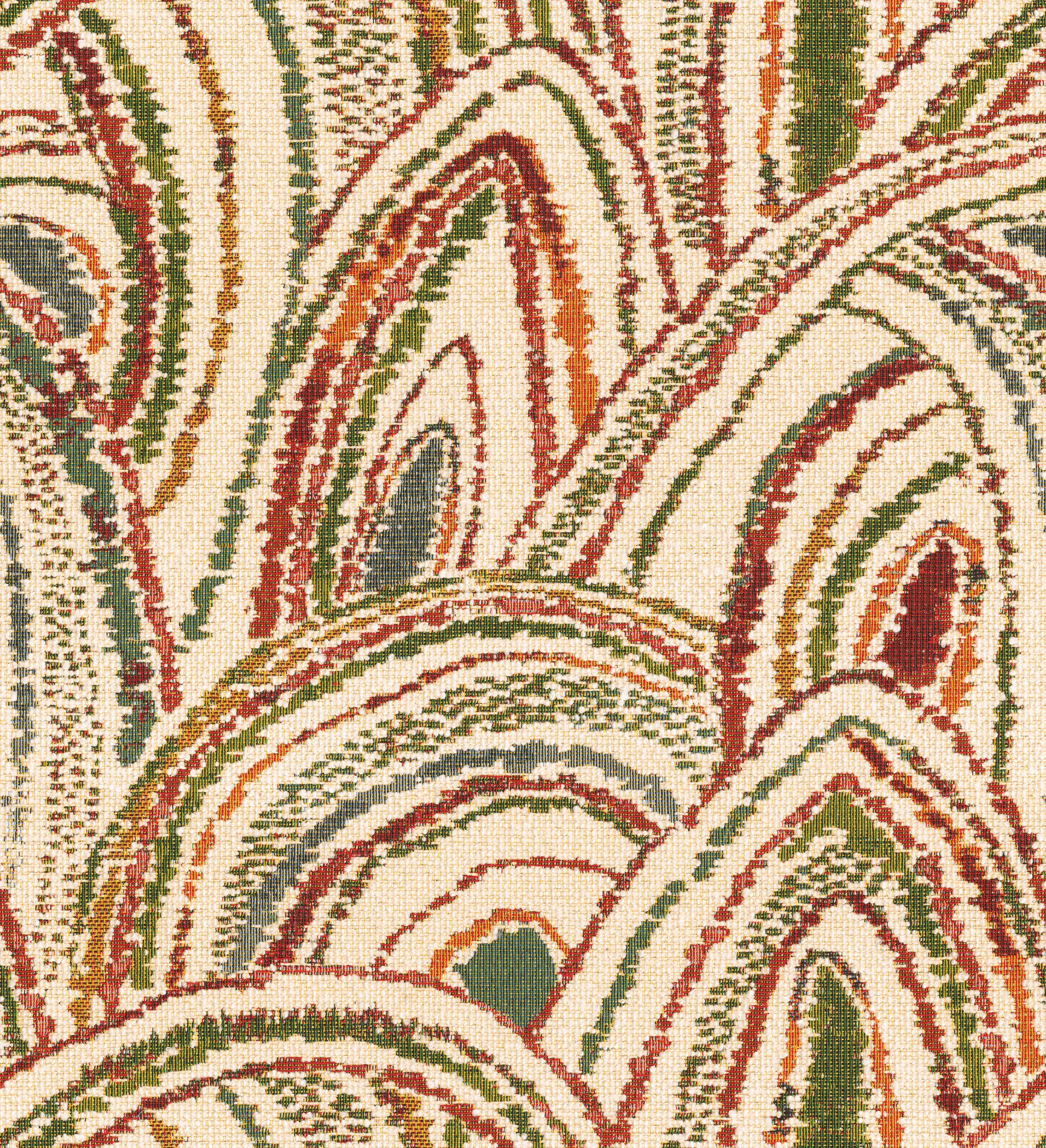 145-32 red-green arches on a cream background