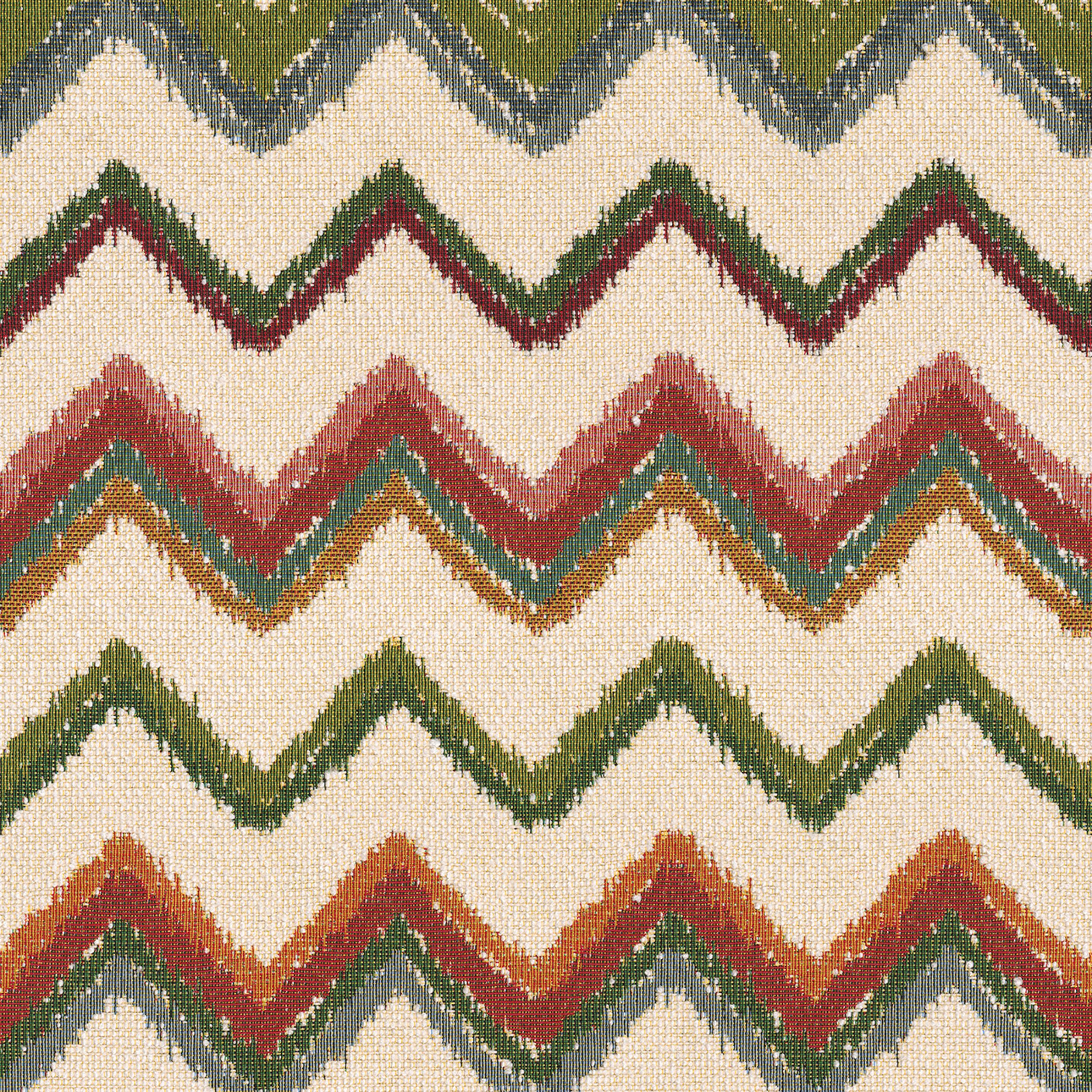 145-36 red-green zigzags on a cream background