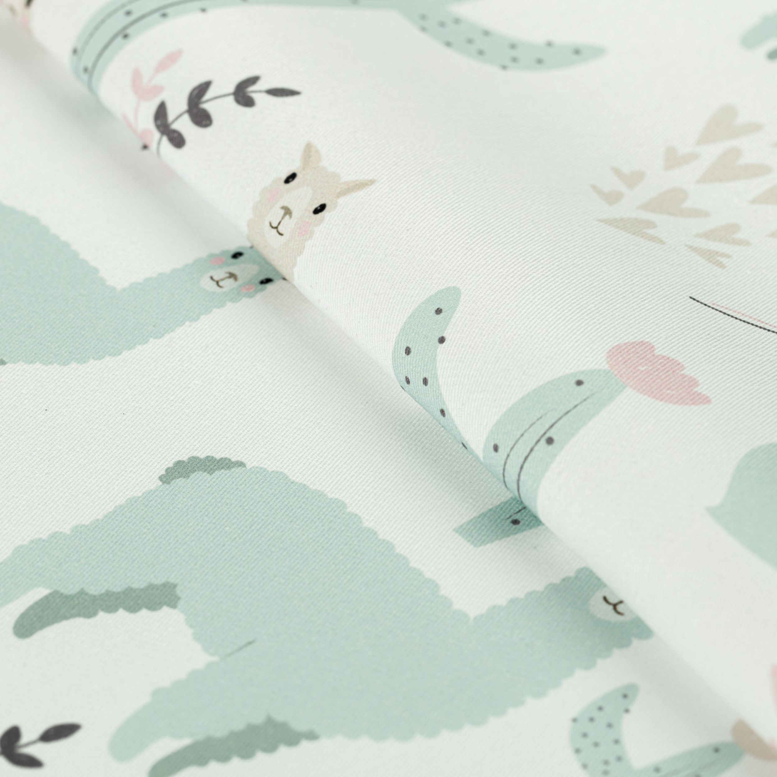 Magic Collection 500-01 pastel llamas on a white background