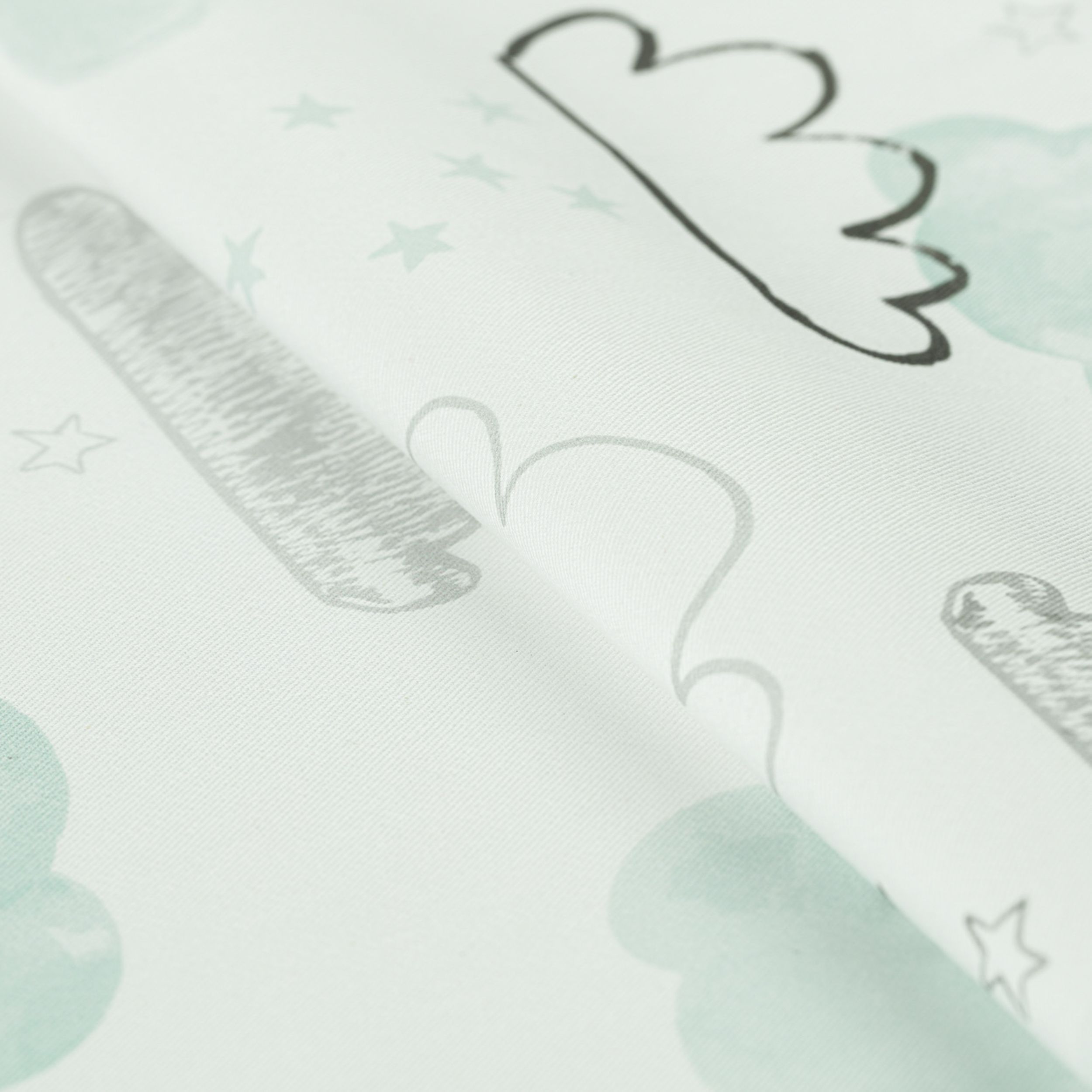 Magic Collection 500-14 pastel clouds on a white background