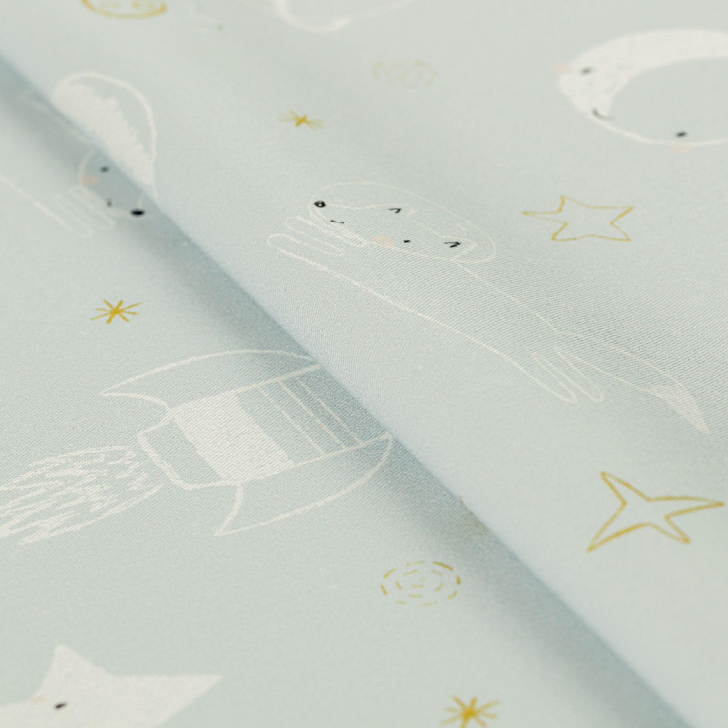 Magic Collection 500-16 space patterns on a light blue background